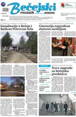 Bečejski mozaik - broj 723, 17. mar 2017.