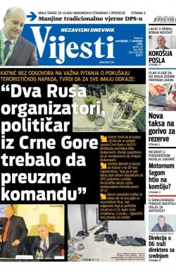 Vijesti - broj 6692, 7. nov 2016.