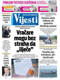 Vijesti - broj 7935, 11. maj 2020.