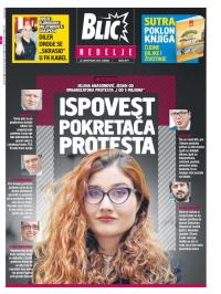 Blic - broj 8179, 24. nov 2019.