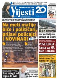 Vijesti - broj 6777, 3. feb 2017.