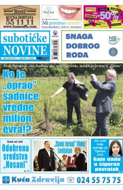 Nove Subotičke novine - broj 31, 1. avg 2014.