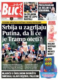 Blic - broj 7512, 13. jan 2018.