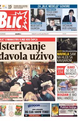 Blic - broj 6139, 16. mar 2014.