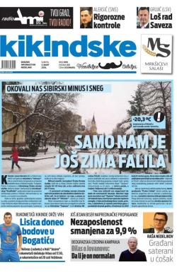 Kikindske - broj 995, 3. mar 2018.