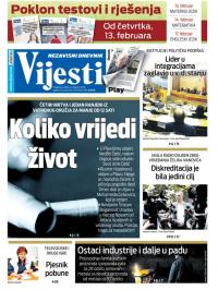 Vijesti - broj 7851, 14. feb 2020.