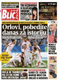 Blic - broj 7673, 27. jun 2018.