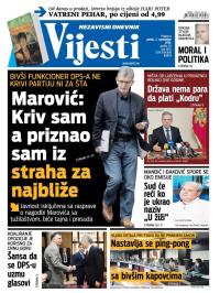 Vijesti - broj 6624, 2. sep 2016.