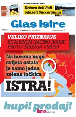 Glas Istre - broj 285, 15. okt 2020.