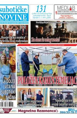 Nove Subotičke novine - broj 389, 20. sep 2024.