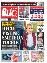 Blic - broj 8711, 31. maj 2021.