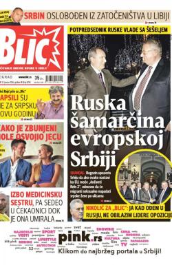 Blic - broj 6794, 13. jan 2016.