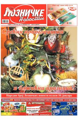 Lozničke novosti - broj 302-303, 27. dec 2013.