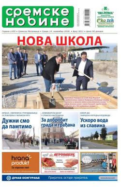 Sremske Novine - broj 3011, 14. nov 2018.