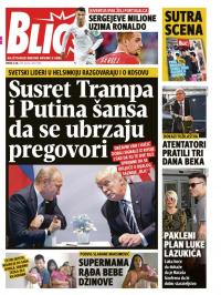 Blic - broj 7680, 4. jul 2018.