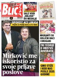 Blic - broj 7394, 14. sep 2017.