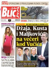 Blic - broj 6835, 24. feb 2016.