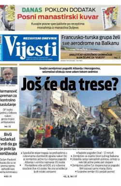 Vijesti - broj 7775, 27. nov 2019.