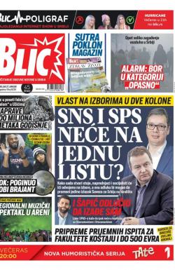 Blic - broj 8239, 27. jan 2020.