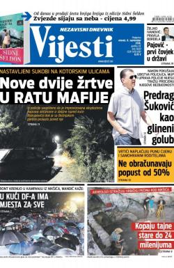 Vijesti - broj 6628, 6. sep 2016.