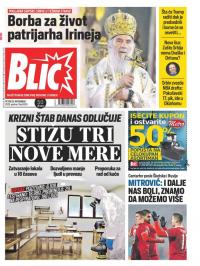 Blic - broj 8526, 20. nov 2020.