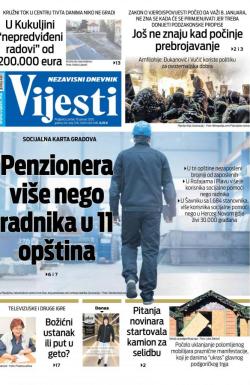 Vijesti - broj 7816, 10. jan 2020.