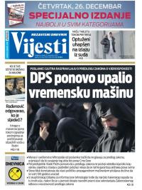 Vijesti - broj 7803, 25. dec 2019.