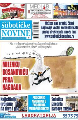 Nove Subotičke novine - broj 87, 26. okt 2018.