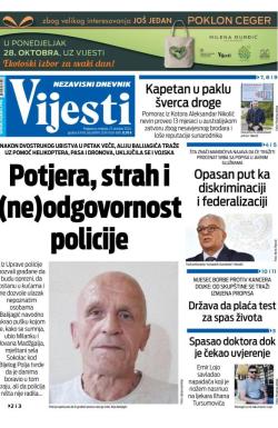 Vijesti - broj 9521, 27. okt 2024.