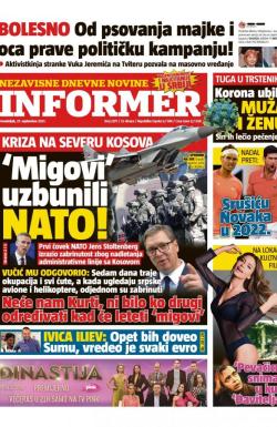 Informer - broj 2871, 27. sep 2021.