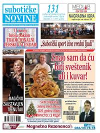 Nove Subotičke novine - broj 403, 27. dec 2024.