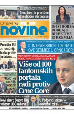 Dnevne novine - broj 2534, 20. nov 2019.