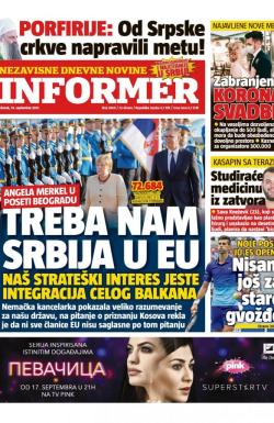 Informer - broj 2860, 14. sep 2021.