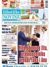 Nove Subotičke novine - broj 33, 18. avg 2017.