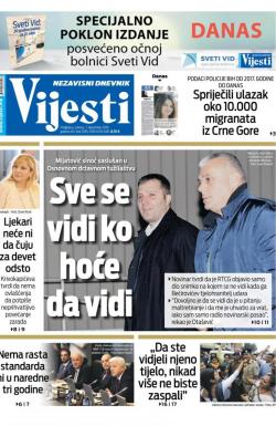 Vijesti - broj 7785, 7. dec 2019.