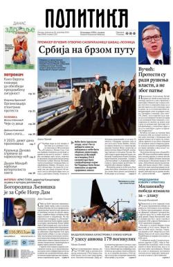 Politika - broj 39902, 30. dec 2024.