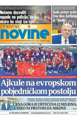 Dnevne novine - broj 2589, 27. jan 2020.