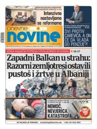 Dnevne novine - broj 2540, 27. nov 2019.