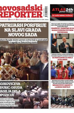 Novosadski reporter - broj 510, 22. nov 2024.