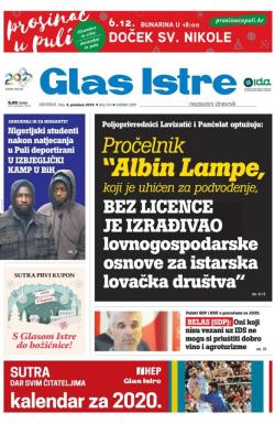 Glas Istre - broj 333, 4. dec 2019.