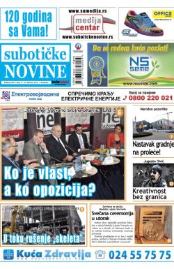 Nove Subotičke novine - broj 7, 15. feb 2013.