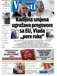 Vijesti - broj 7243, 8. jun 2018.