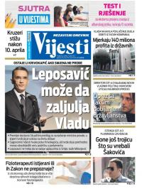 Vijesti - broj 8261, 7. apr 2021.