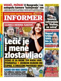 Informer - broj 2726, 9. apr 2021.