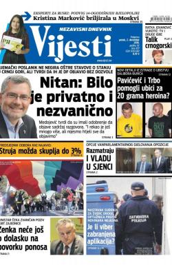 Vijesti - broj 6717, 2. dec 2016.