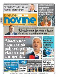 Dnevne novine - broj 2836, 13. nov 2020.