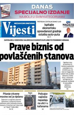 Vijesti - broj 7804, 26. dec 2019.