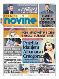 Dnevne novine - broj 2889, 18. jan 2021.