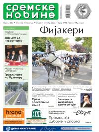 Sremske Novine - broj 2745, 9. okt 2013.