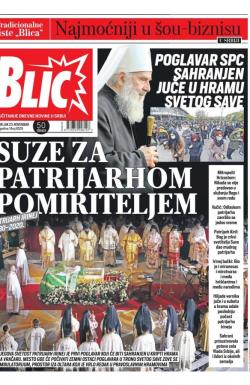 Blic - broj 8529, 23. nov 2020.